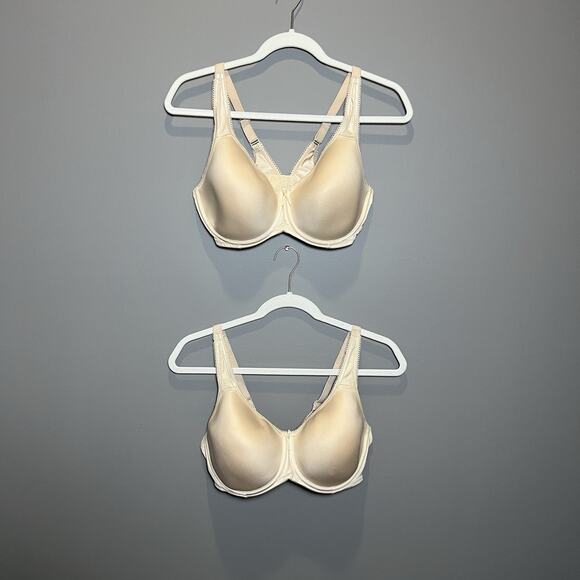 Lot Of 2 Wacoal Bras 2 Nude Size 36 DD Style # 853192 - Picture 1 of 7